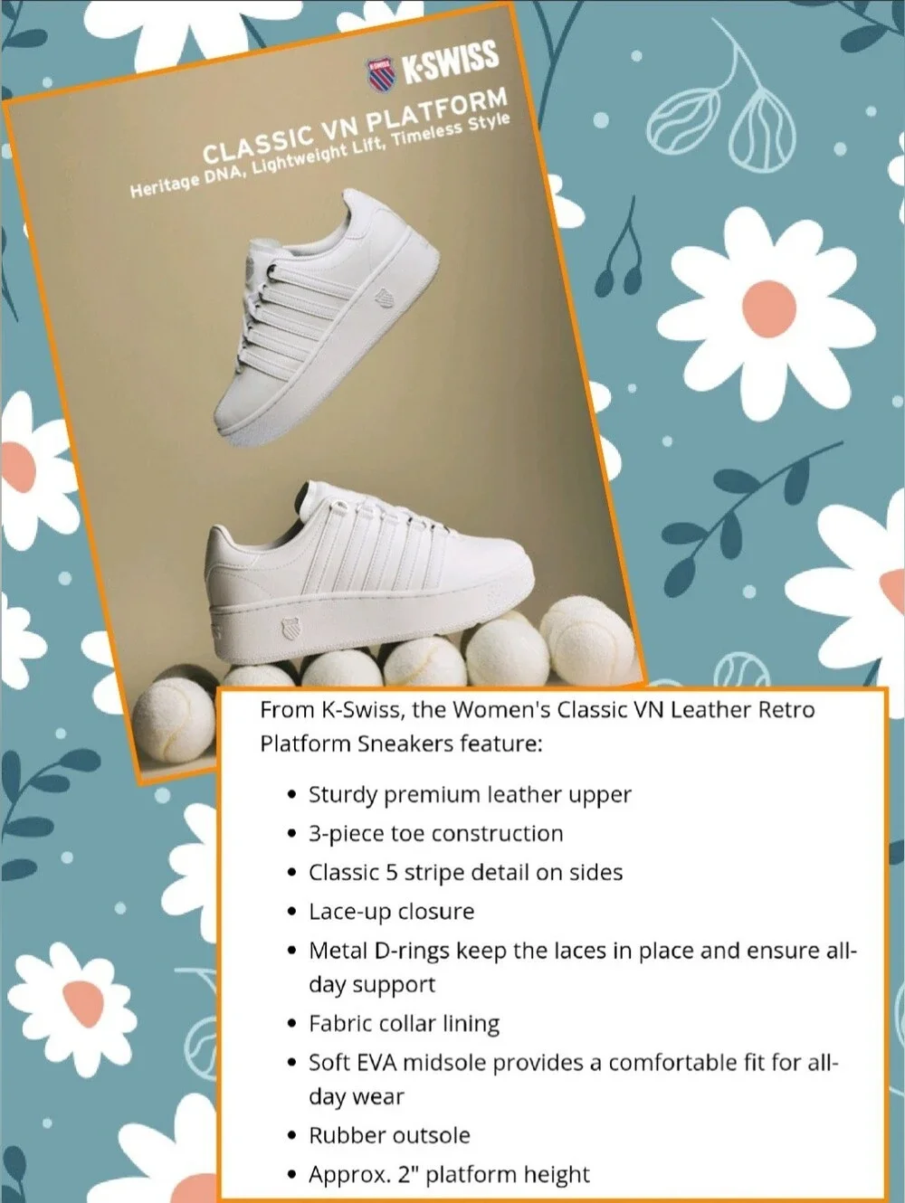 NWT K-SWISS platform sneakers Women's 9.5 NEW